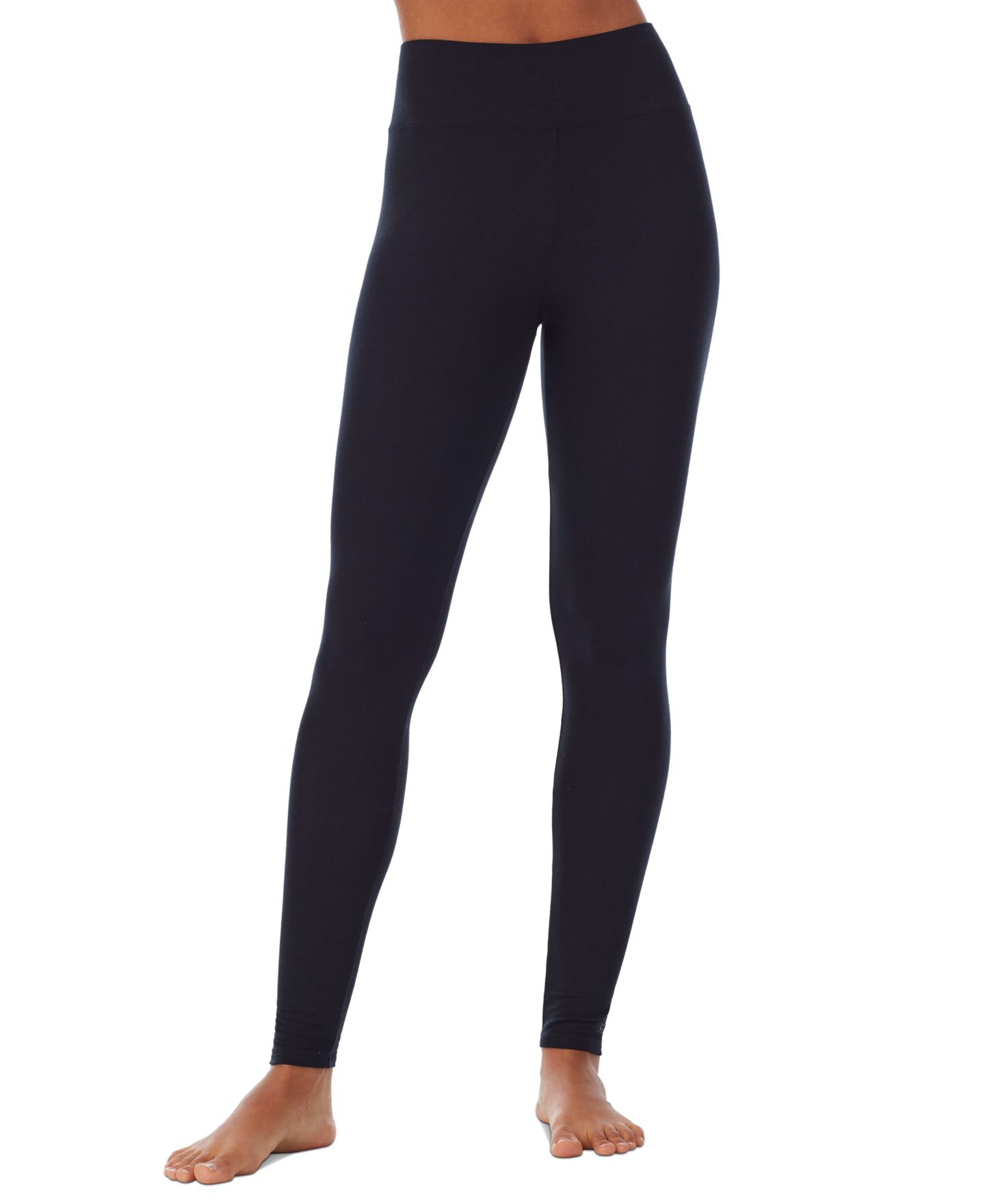 Женские леггинсы Cuddl Duds Softwear with Stretch High-Waist, цвет: Чёрный — фото 10
