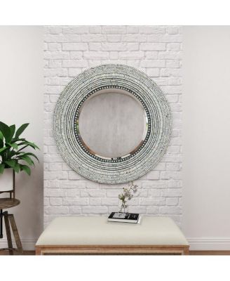 Coastal Wood Wall Mirror, 32" x 32"