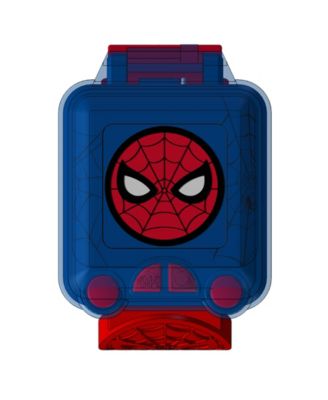 Kid's Spider-Man Educational Learning Red Silicone Strap Watch, 40mm