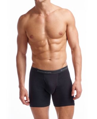 Stanfields Мужские боксерские трусы из высококачественной хлопчатобумажной смеси Stanfields, упаковка из 2 штук