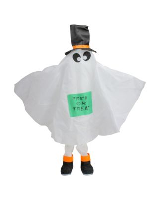 Ghost Pumpkin and Bat Standing 3 Piece Halloween Kid Figures Set, 36"