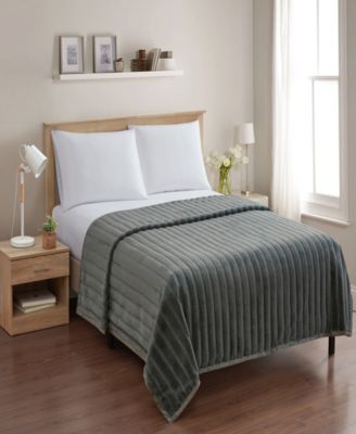 Ultra Plush Raschel Mink Blanket, Queen/King