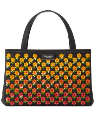 kate spade new york - Sam Icon Floral Embellished Nylon Small Tote