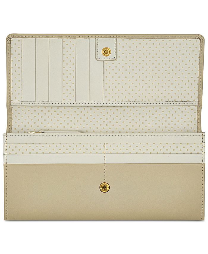 Porta Biglietti Da Viaggio Radley Heritage | Pelle Grigia Con Dettaglio Scottie | 13x8 Cm