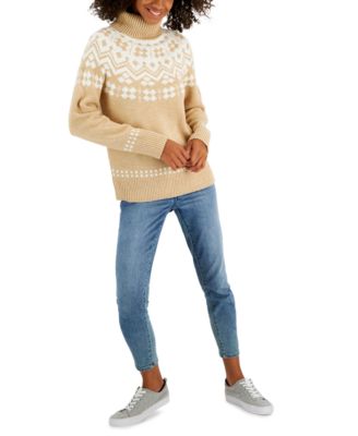 Tommy Hilfiger - Women's Fair Isle Turtleneck Sweater