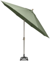 Closeout! Wayland Outdoor 11' Umbrella and Base, Created for Macy's - Outdura Grasshopper