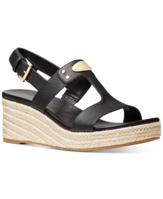 Macys michael kors platform on sale sandals