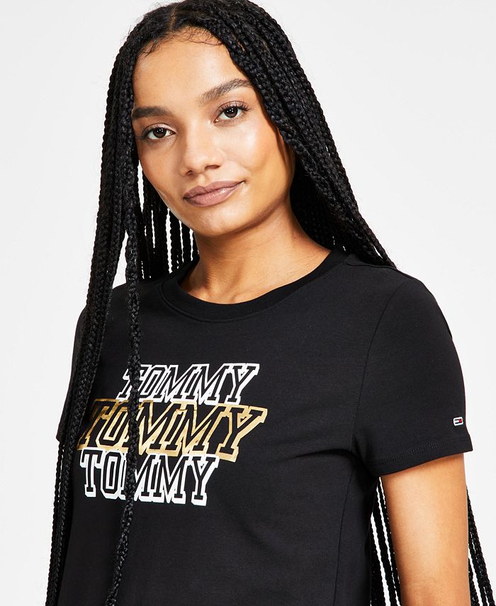 Tommy Jeans Women's Foil Logo Dress Macy's