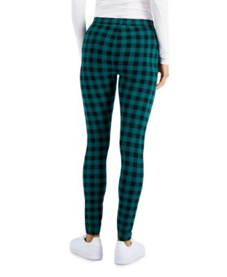 petite plaid leggings