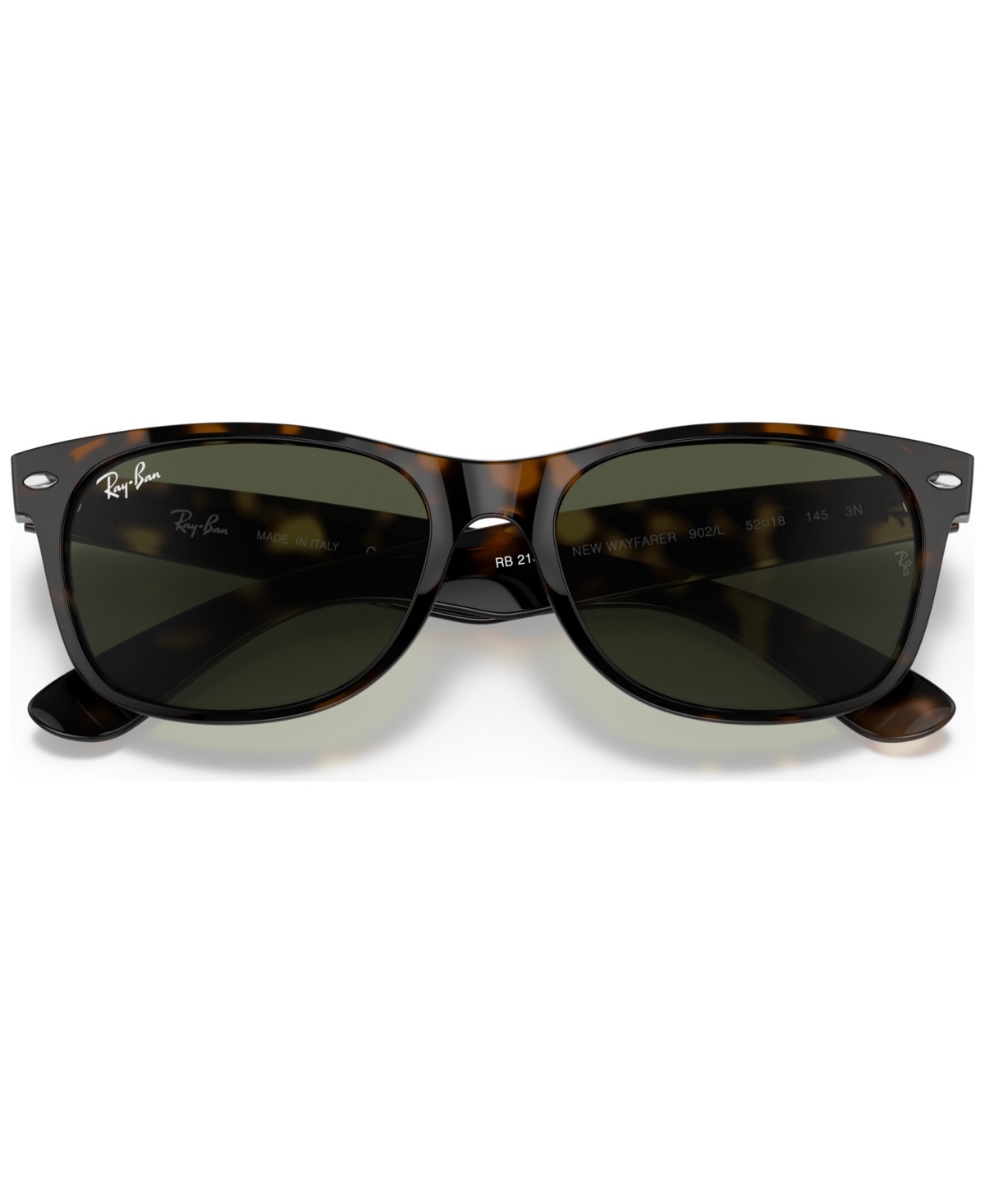 Ray Ban Unisex Low Bridge Fit Sunglasses, Rb2132f 55 In Tortoise