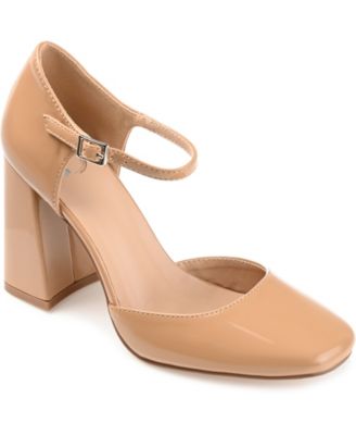 Women's Hesster Block Heel Ankle Strap Pumps