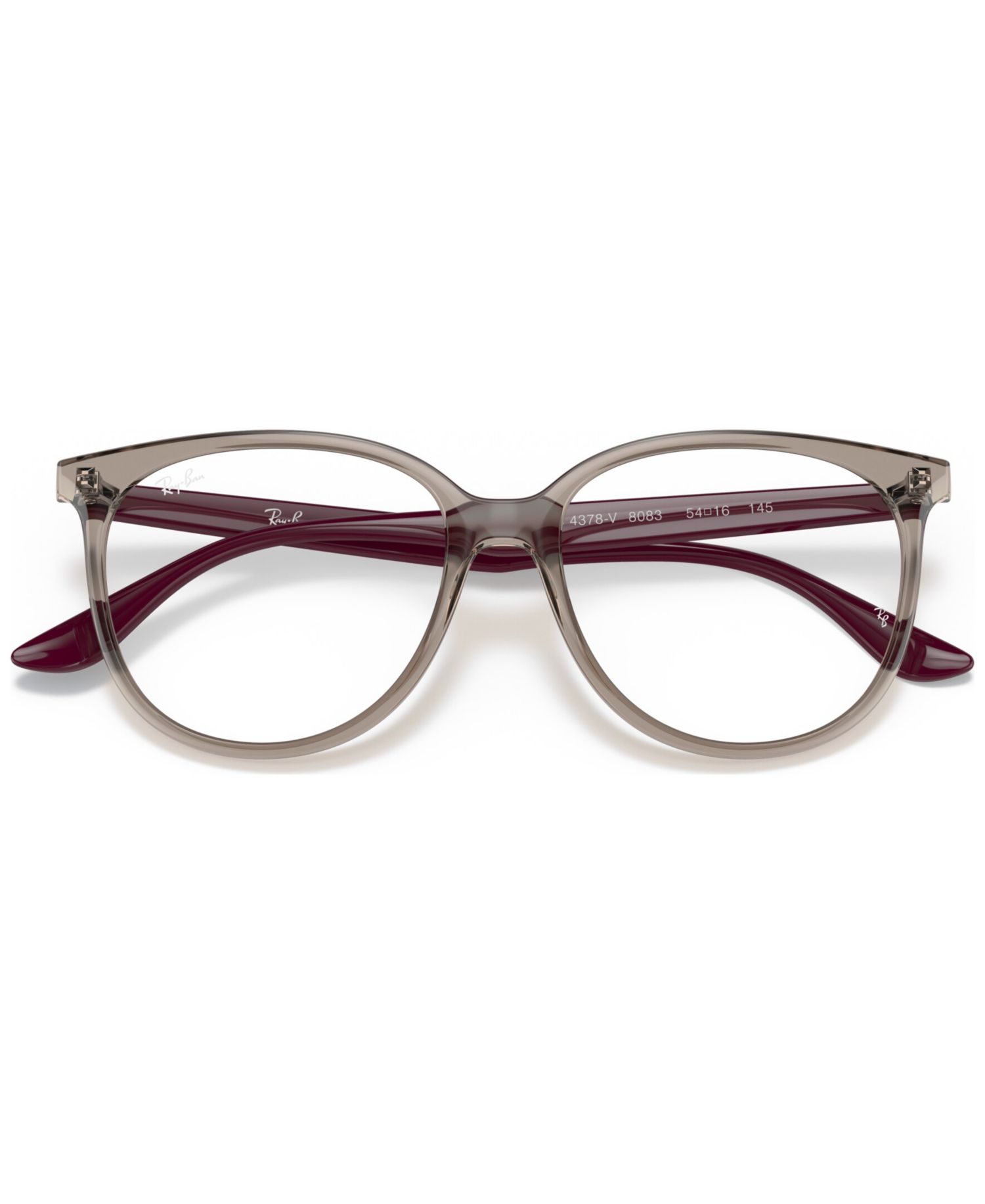Woman Square Plastic RB4378V Optics Eyeglasses