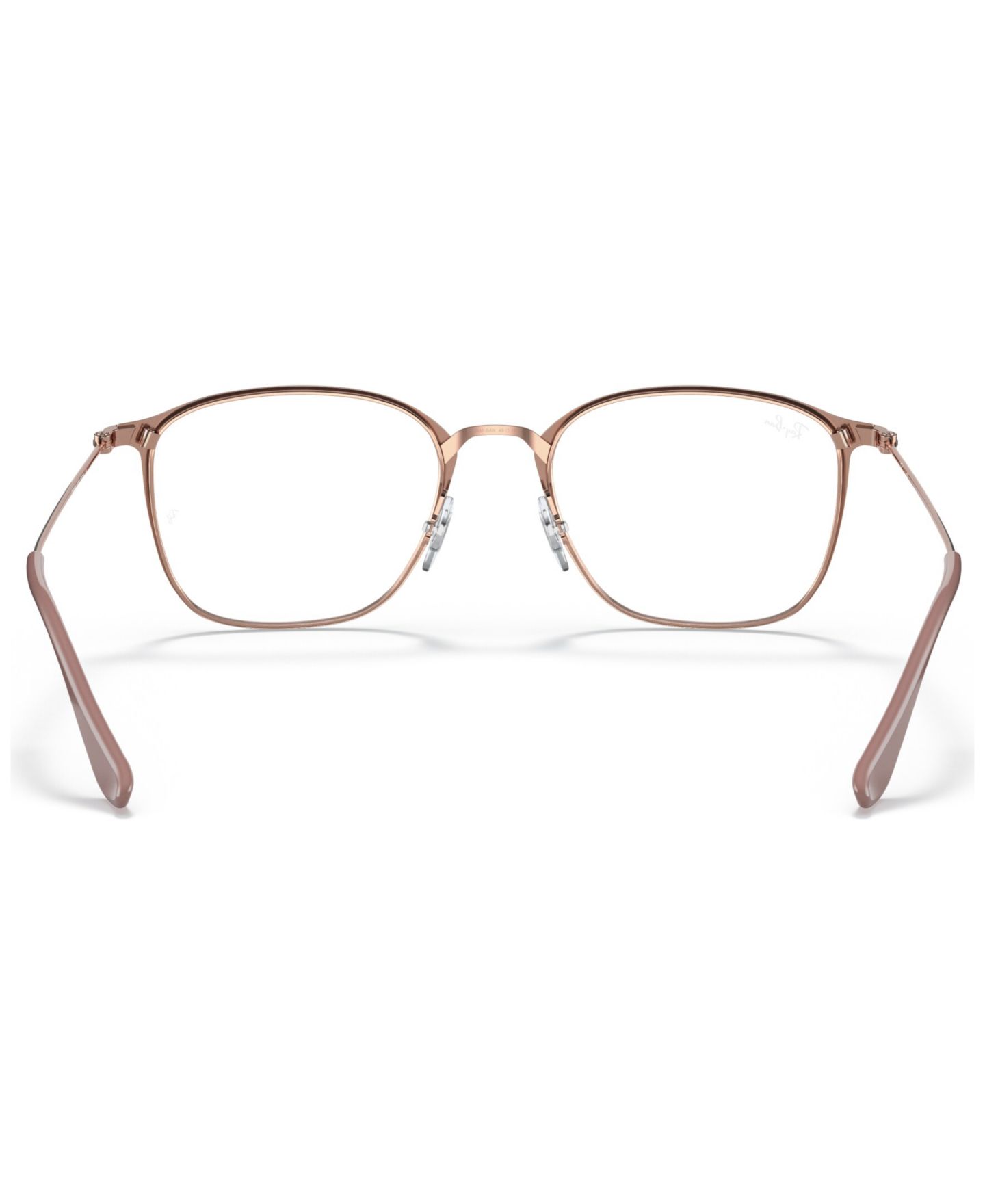 Очки Ray-Ban Unisex Square Metal RB6466 Optics Eyeglasses, цвет: Медный — фото 4