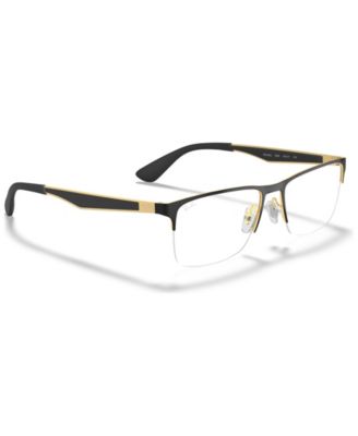 RX6335 Unisex Rectangle Eyeglasses