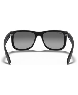 Unisex Polarized Low Bridge Fit Sunglasses, RB4165F Justin Classic 