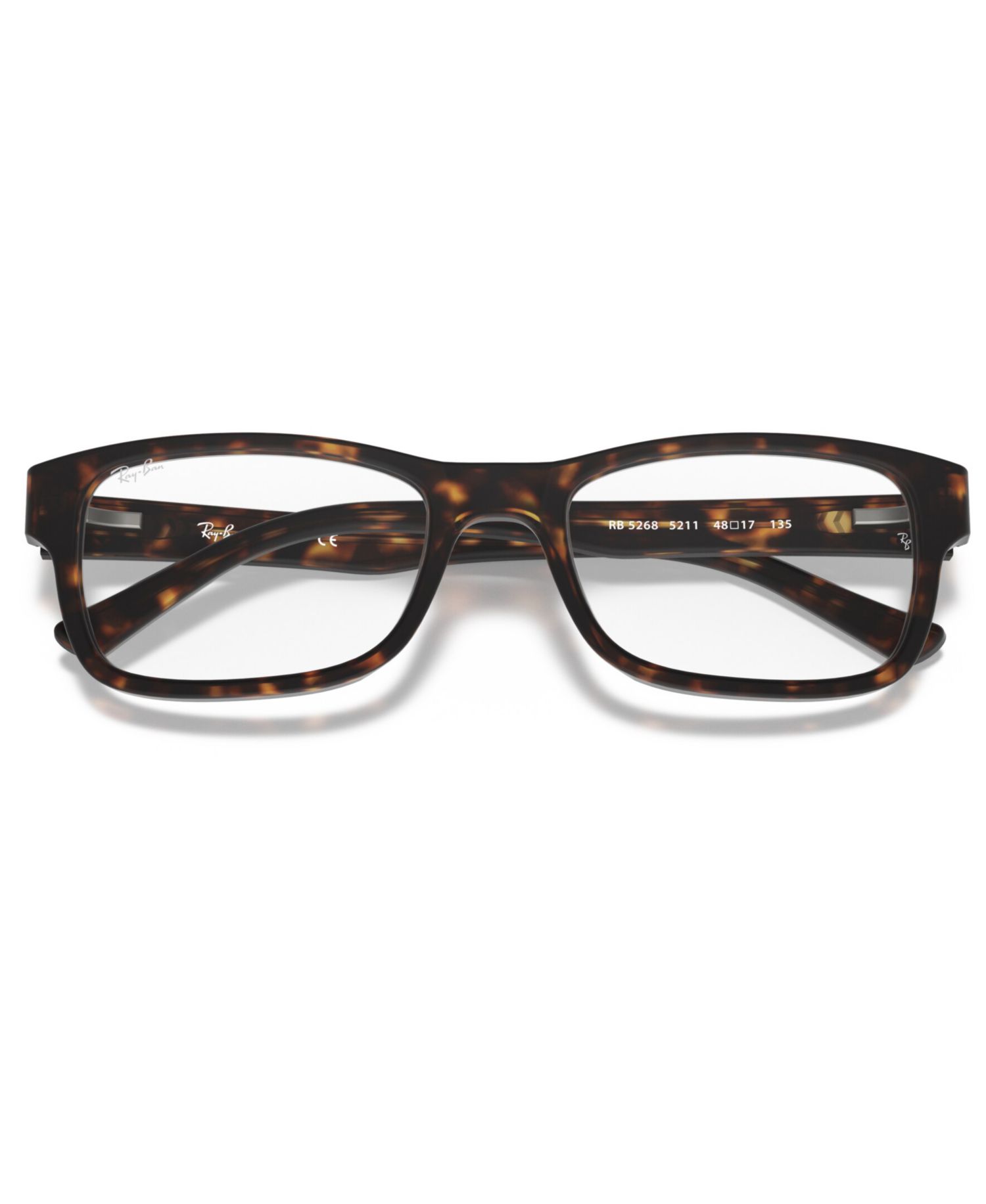 Unisex Square Plastic RB5268 Optics Eyeglasses