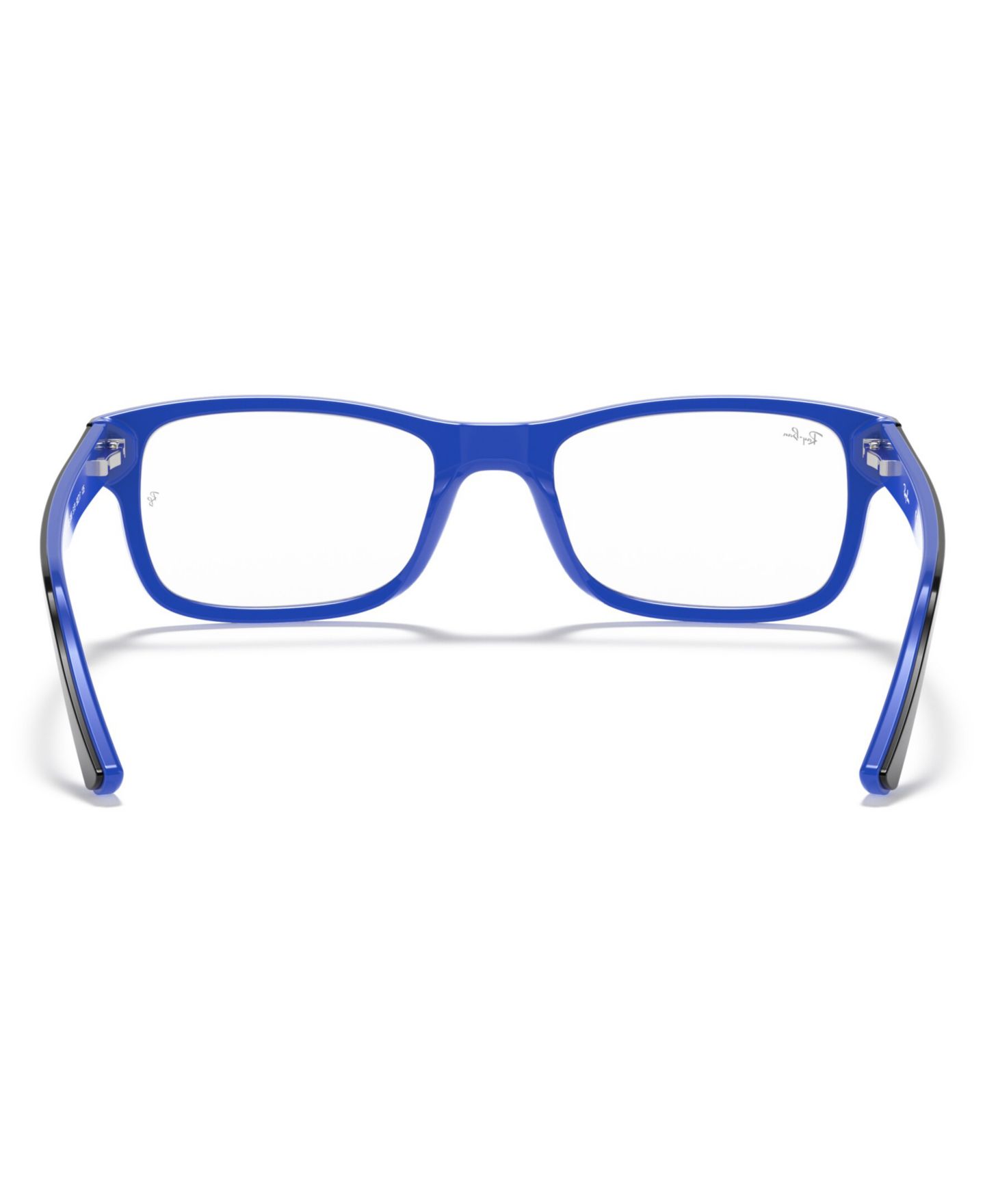 Очки Ray-Ban Unisex Square Plastic RB5268 Optics Eyeglasses, цвет: Синий чёрный — фото 4
