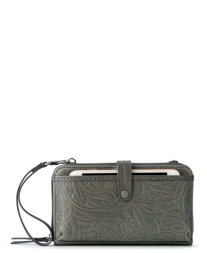 The Sak Iris Leather Smartphone Convertible Crossbody Wallet Macy's