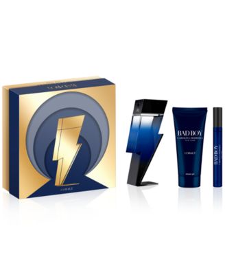 Carolina Herrera - Men's 3-Pc. Bad Boy Cobalt Eau de Parfum Gift Set
