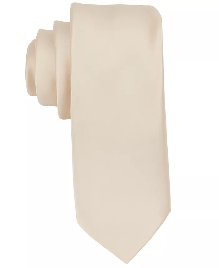 Men's Satin Solid Extra Long Tie