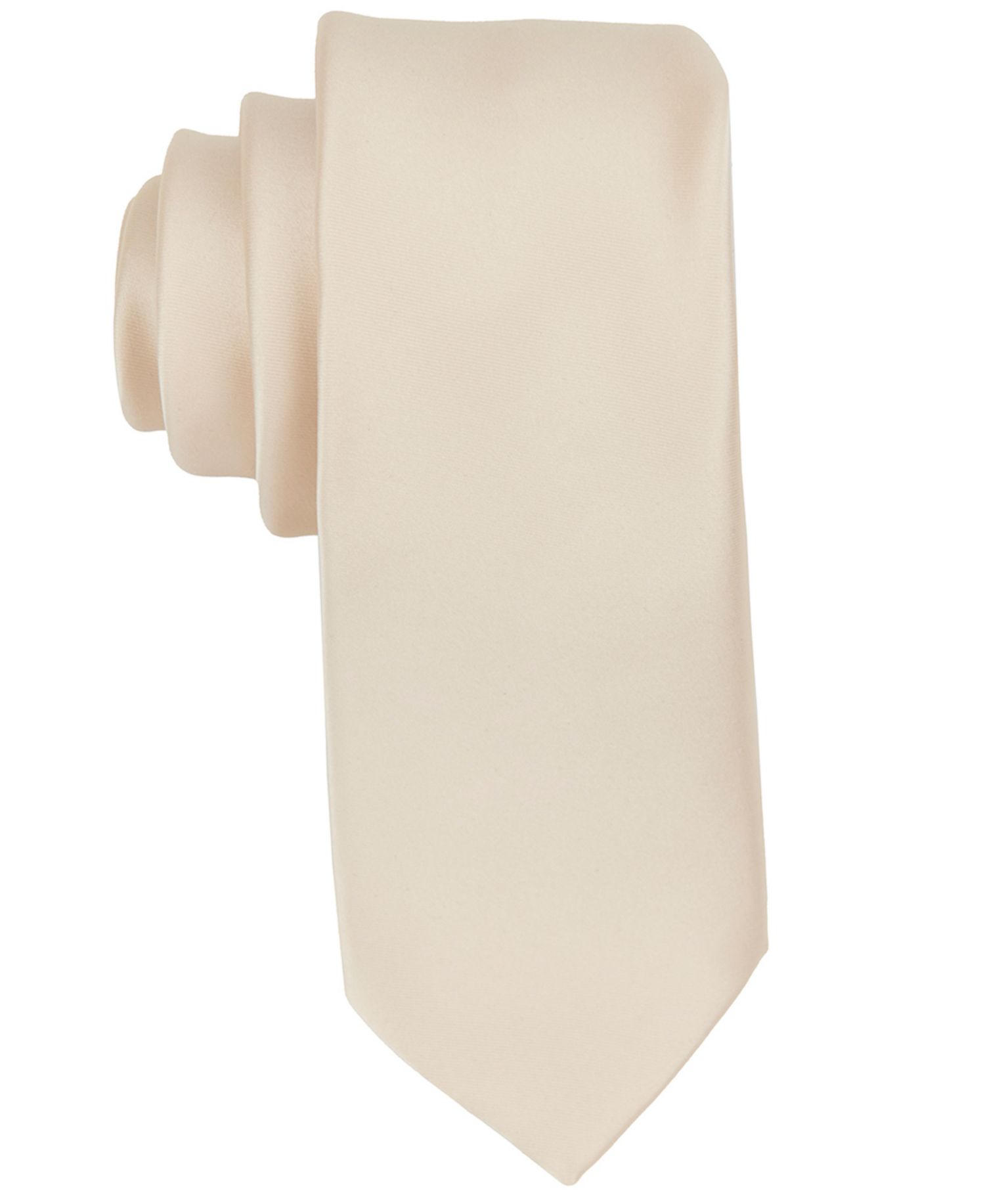 Men's Satin Solid Extra Long Tie