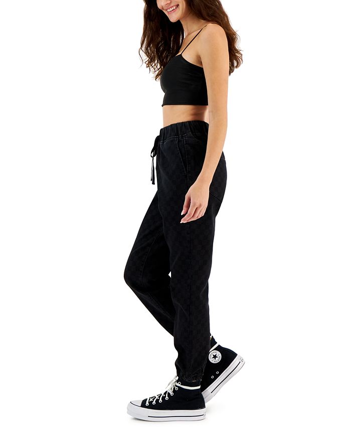 Tinseltown Juniors' Drawstring Utility Jogger Pants, Created for Macy's