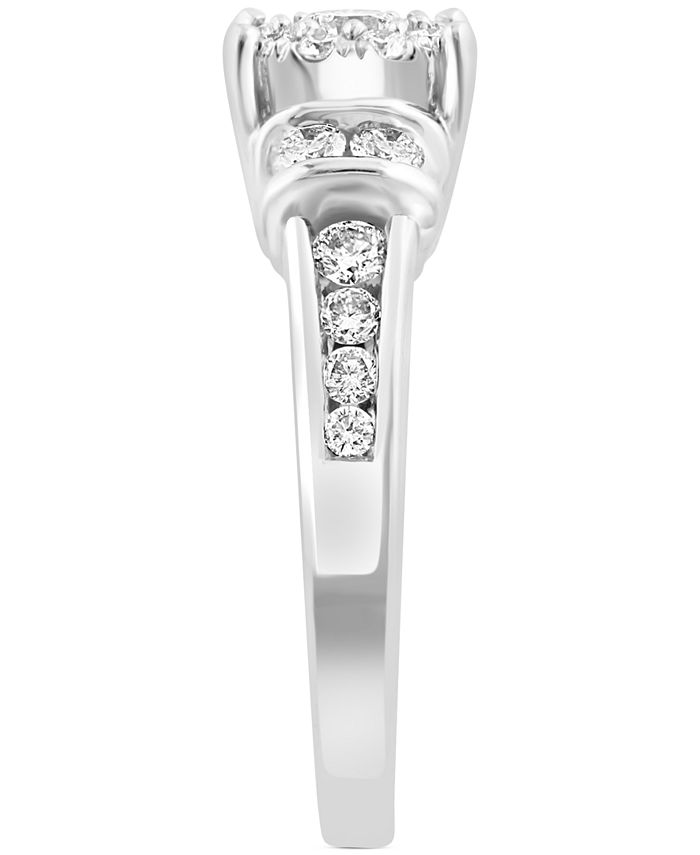 EFFY Collection EFFY® Diamond Halo Engagement Ring (1 ct. t.w.) in 14k ...