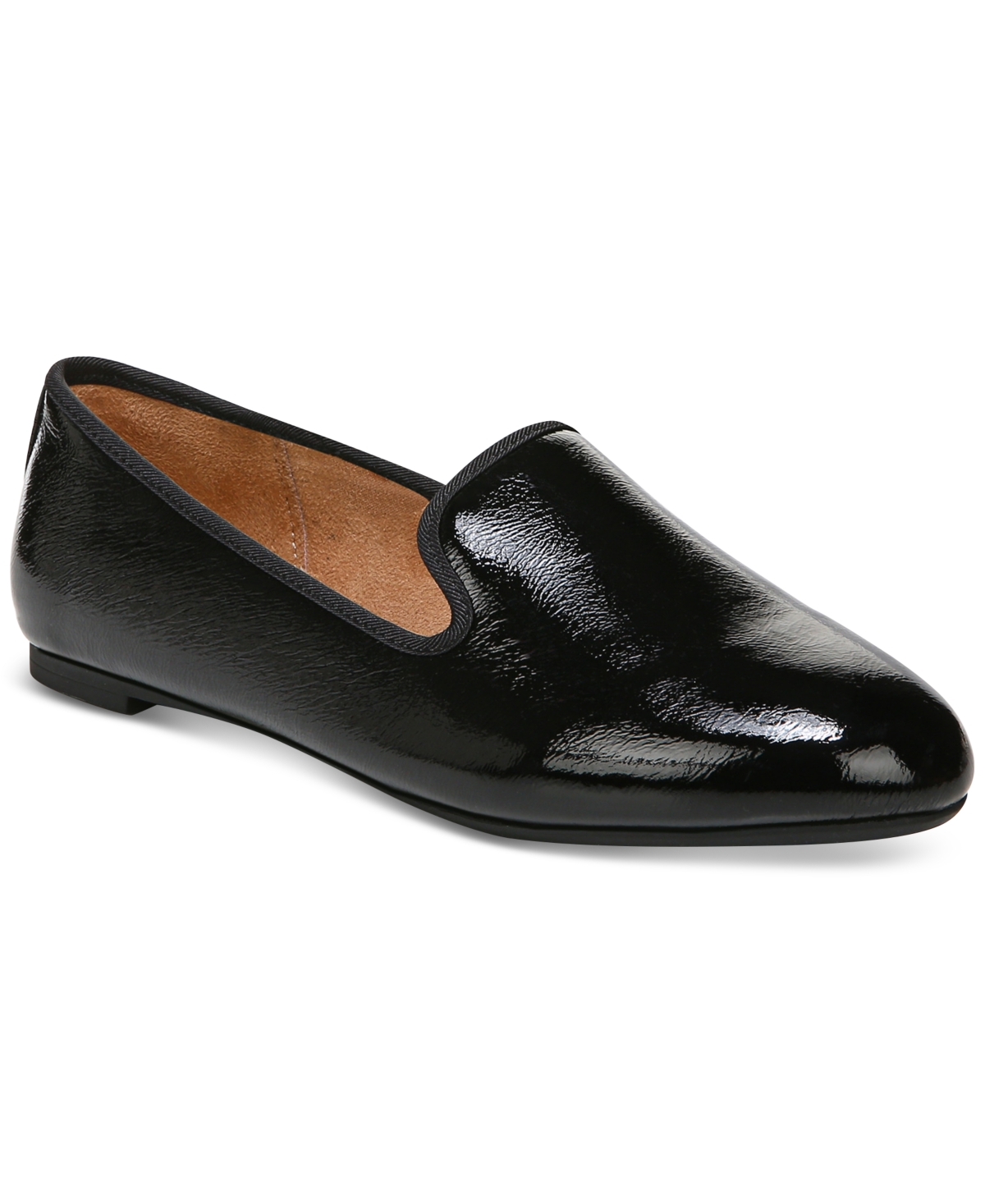Women's Crissy Loafer Flats - Black Glossy Patent