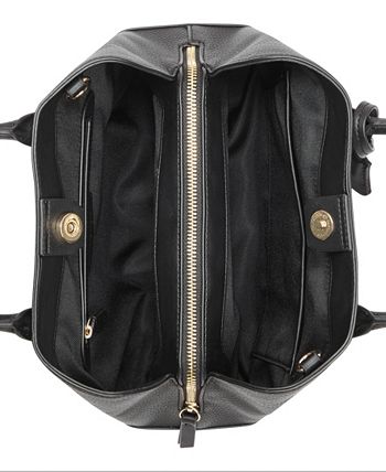 Buy Nine West Dax 3 Compartment Satchel Mocha Logo/Mahogany 2025 Online