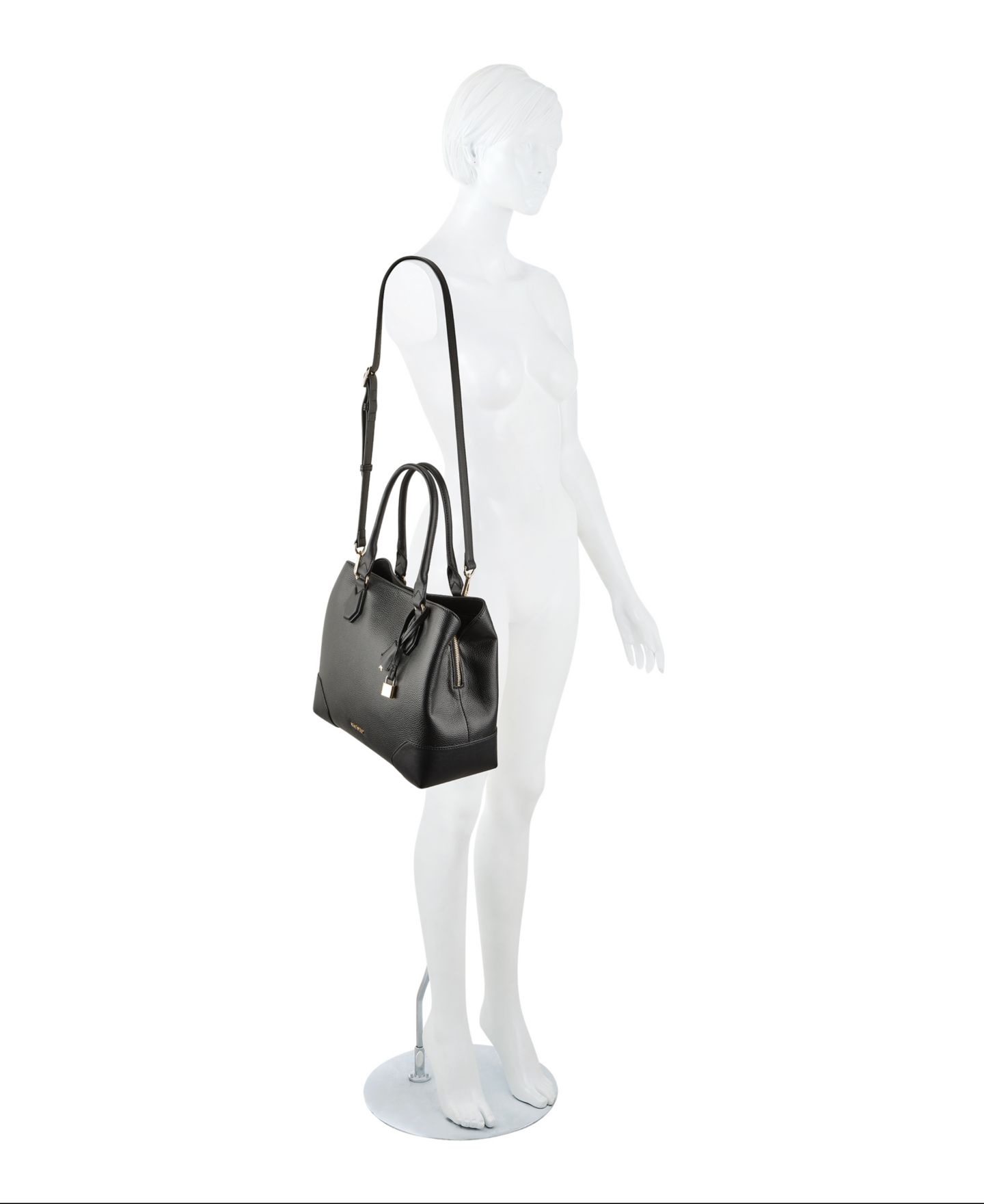 Женская сумка Nine West Brooklyn Jet Set Carryall, цвет: Чёрный — фото 8