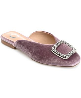 Women's Sonnia Velvet Embellished Mules