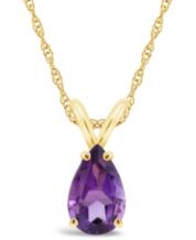Macys top amethyst necklace