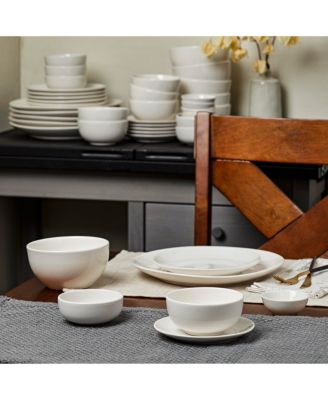 Tabletops Unlimited Inspiration by Denmark Round Coupe 42 Pc. Dinnerware Set, Service for 6