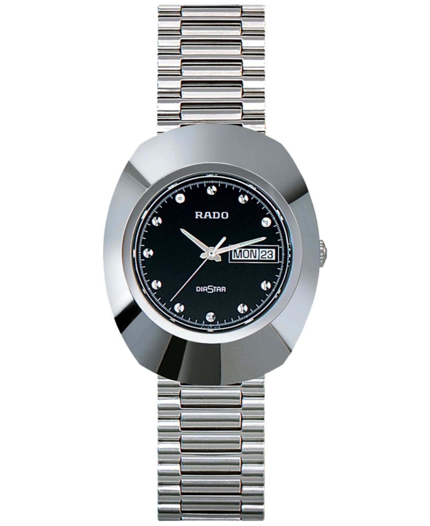 Мужские часы Rado Original Silver-Tone Stainless Steel Bracelet Watch 35mm — фото 1