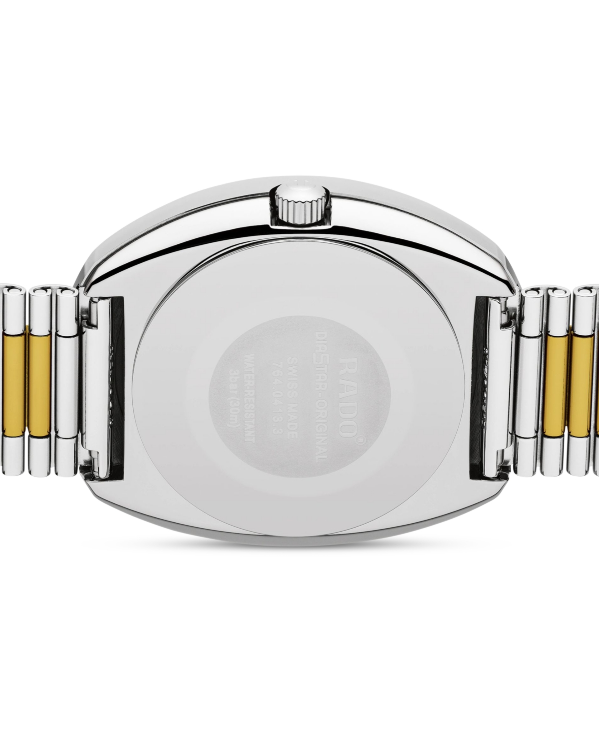 Shop Rado Original Men's Two-tone Stainless Steel Bracelet Watch 35mm In Gold