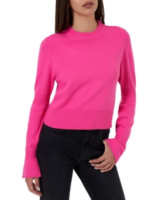 French Connection - Women's Babysoft Rib-Inset-Long-Sleeve Sweater