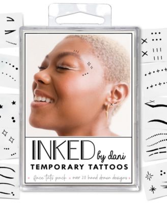 INKED BY DANI - Temporary Face Tattoos Set