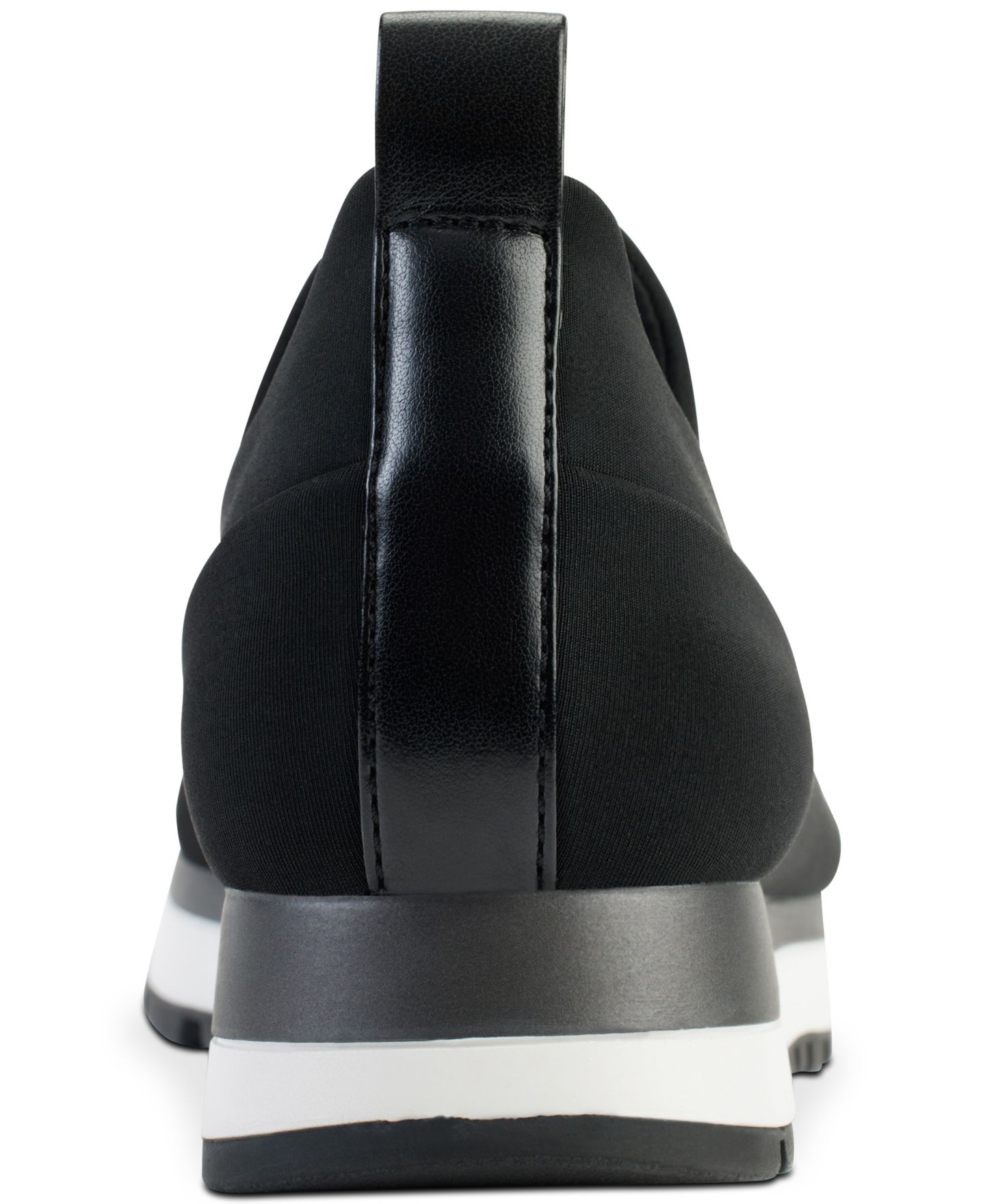 Женские кроссовки DKNY Jadyn Logo Slip-On Casual, цвет: Чёрный / Графитовый — фото 3