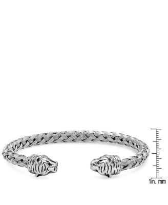 Braided Wire Tiger Head Bracelet