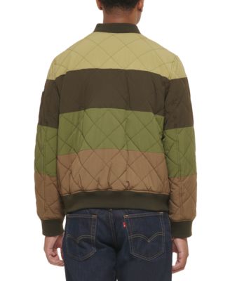Men's Quilted Fashion Bomber Jacket