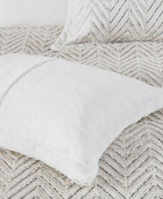 Adelyn Faux Fur 3-Pc. Comforter Set, Full/Queen