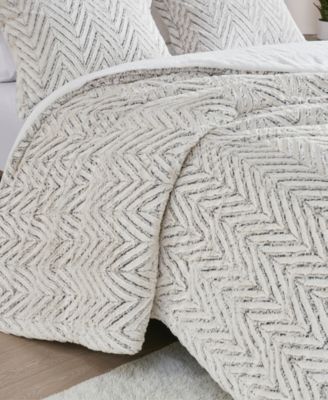 Adelyn Faux Fur 3-Pc. Comforter Set, King/California King