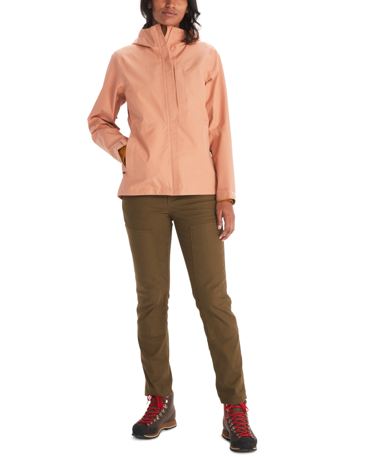 Marmot Women's Minimalist Hooded Jacket In Rose Gold