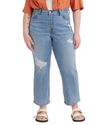 Levi's - Trendy Plus Size Wedgie Straight-Leg Jeans