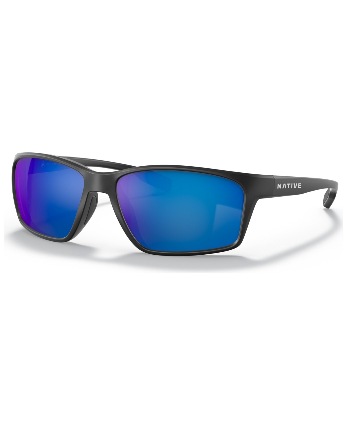 Native Eyewear Men's Kodiak Xp 60 Polarized Sunglasses, Xd903760-p In Matte Black,blue