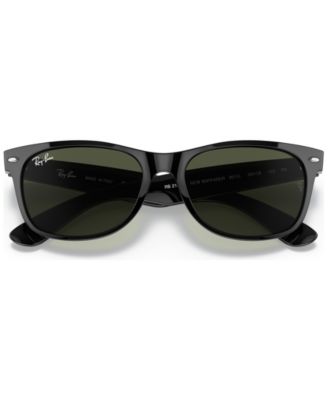 Unisex Low Bridge Fit Sunglasses, RB2132F NEW WAYFARER CLASSIC 55