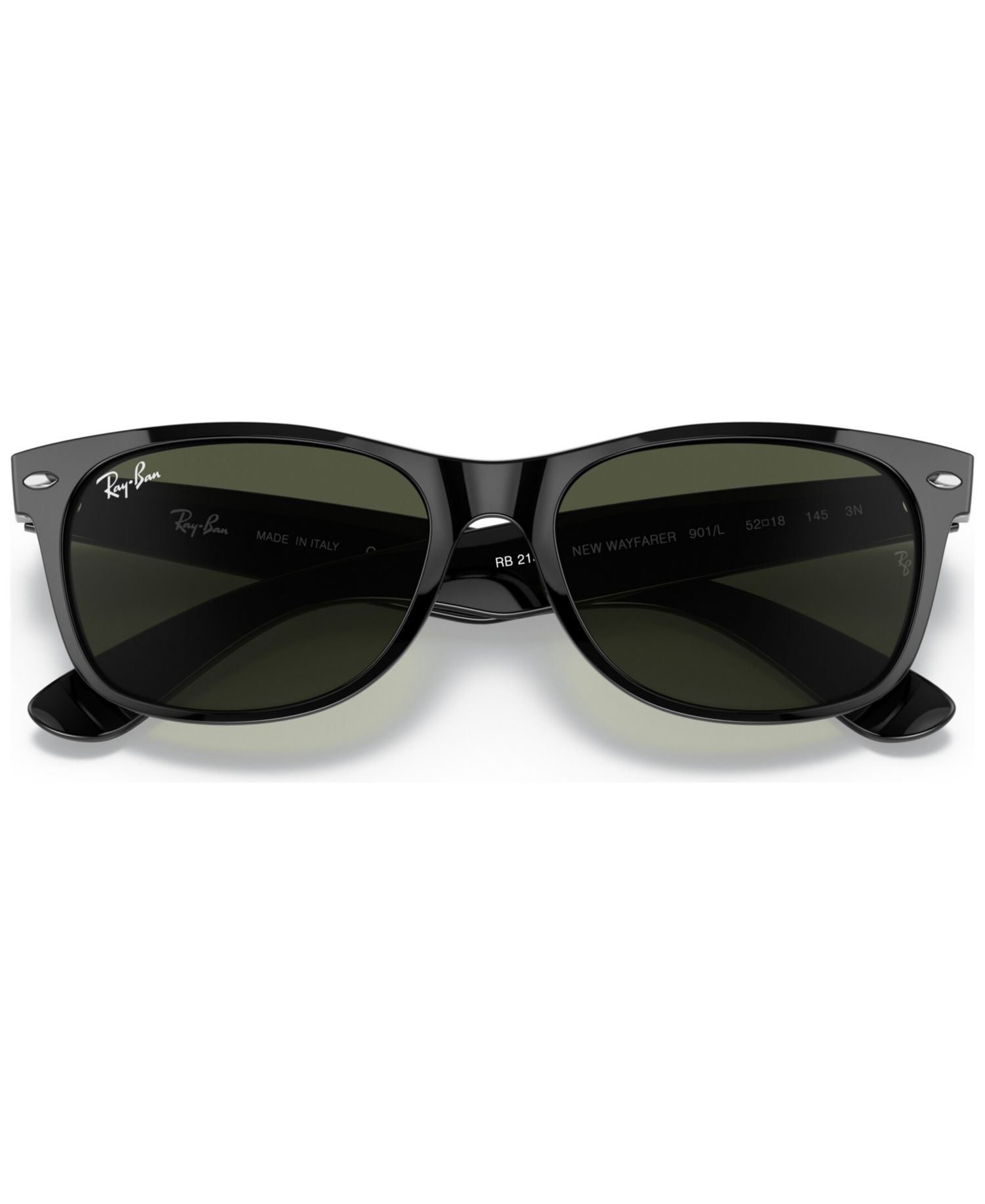 Unisex Low Bridge Fit Sunglasses, RB2132F NEW WAYFARER CLASSIC 55