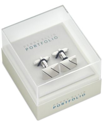Men's Diagonal Line Cufflinks 