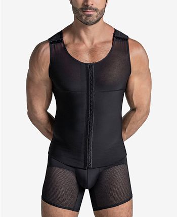 LEO Men's Firm Shaper Vest with Back Support - Macy's