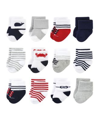 Baby Boys Plush Cotton Terry Sock Multipack